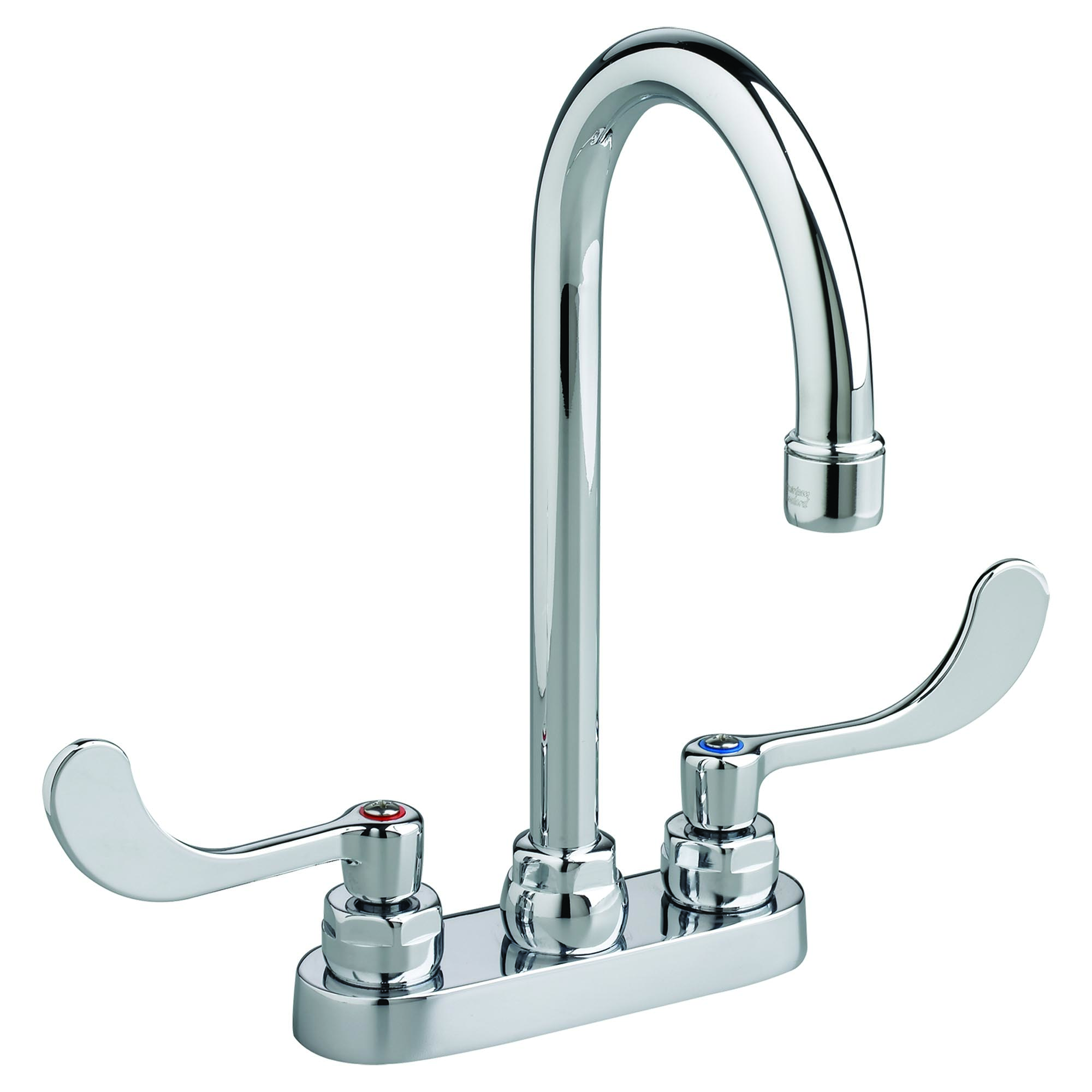 Monterrey® 4-Inch Centerset Gooseneck Faucet With Wrist Blade Handles 1.5 gpm/5.7 Lpm With Limited Swivel